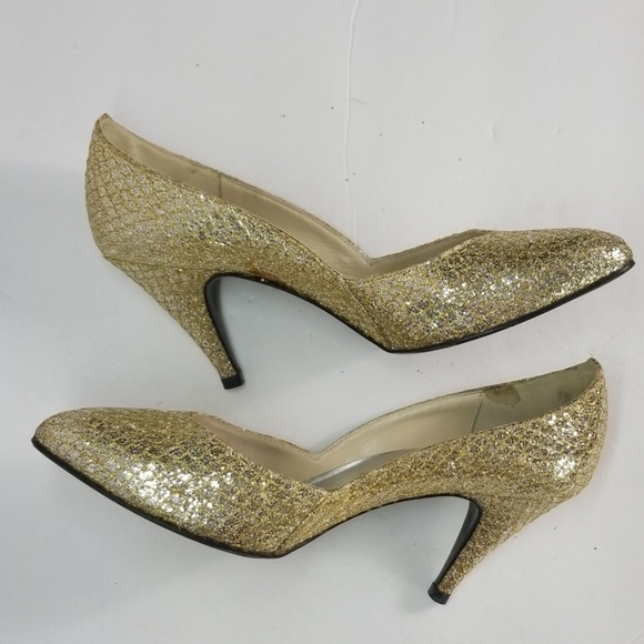 Stuart Weitzman for NeimanMarcus glitter heel - Picture 3 of 8